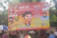 Poster projecting Aaditya Thackeray as Maha CM installed in Mumbai