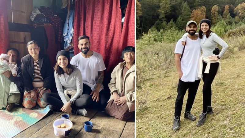 Birthday boy virat kohli anushka sharma reveals interesting story on Bhutan trek