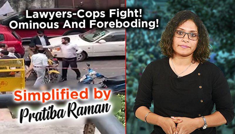 Fights between cops and lawyers leave society in a shambles