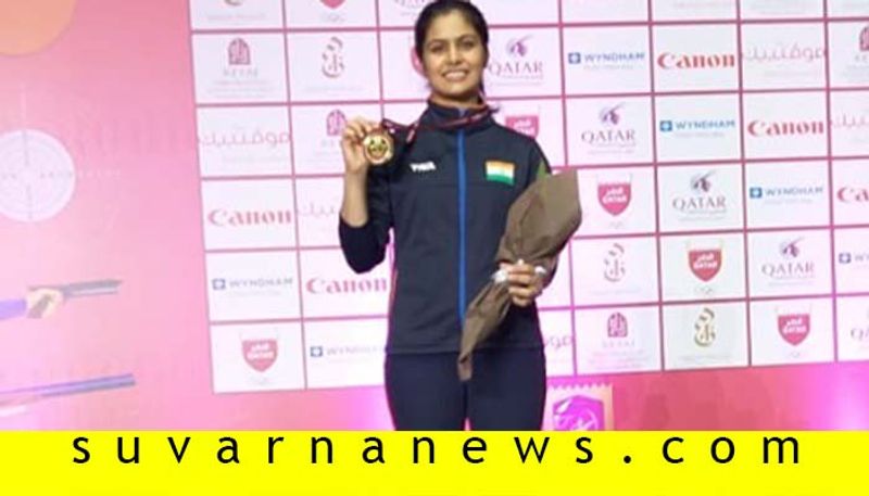 Asian Shooting Championships 2019 Manu Bhaker Wins gold in womens 10m air pistol event