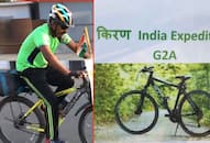 38-year-old man pedals across country to raise awareness on Beti Bachao Beti Padhao