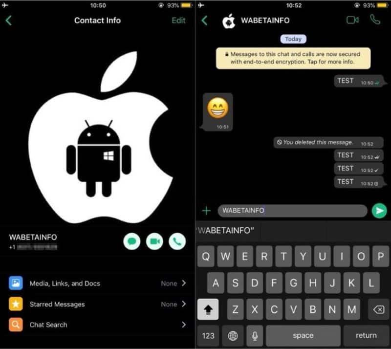 WhatsApp Web Dark Theme for web versions