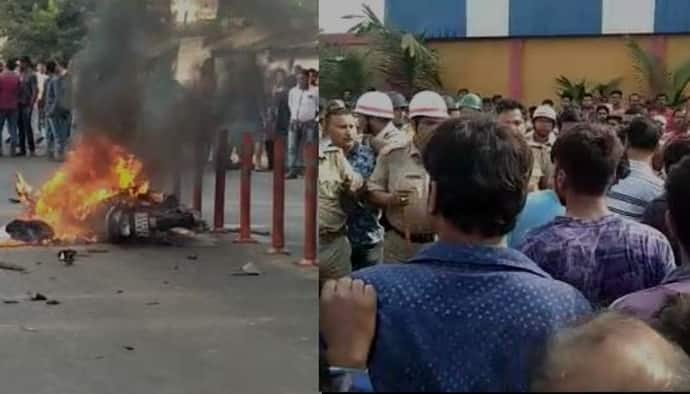 পুলিশের তোলাবাজি, ভয়াবহ বাস দুর্ঘটনাকে কেন্দ্র করে অগ্নিগর্ভ কালনা