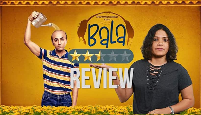 Bala movie review: Ayushmann Khurrana, though bald, is finer than frog hair