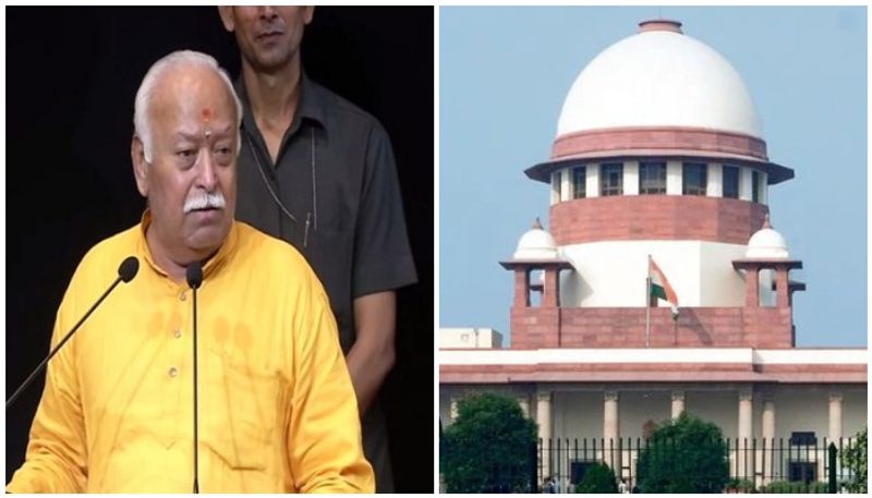 Ayodhya Verdict: RSS chief Mohan bhagavath camps in delhi!