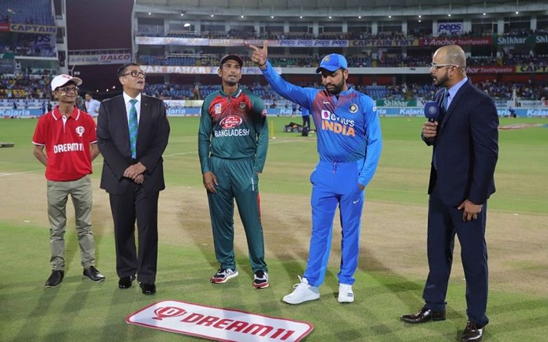 Bangladesh won the toss and elected to bowl first against Team India