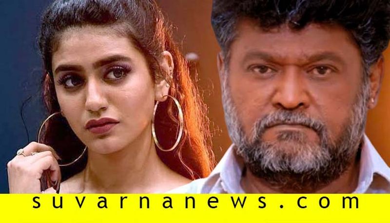 kannada actor Jaggesh outrage priya varrier for sharing dais with dignitaries