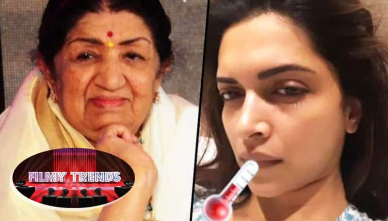 Filmy Trends: From Deepika Padukone's selfie to Lata Mangeshkar's hospitalisation