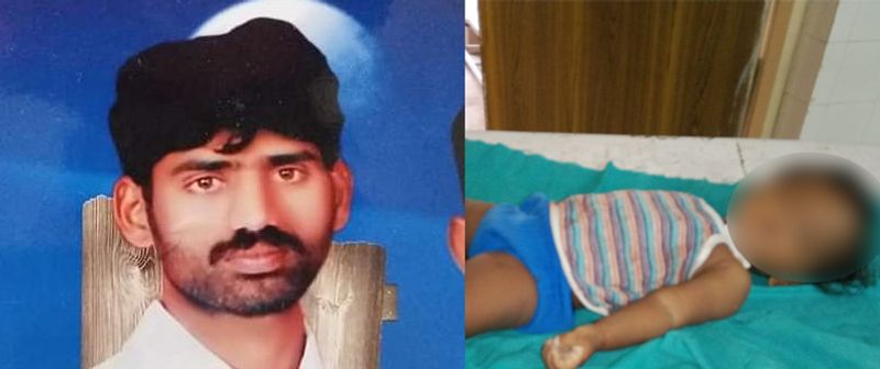 father killed his son in andhra