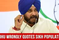 Navjot Singh Sidhu Wrongly Quotes Sikh Population