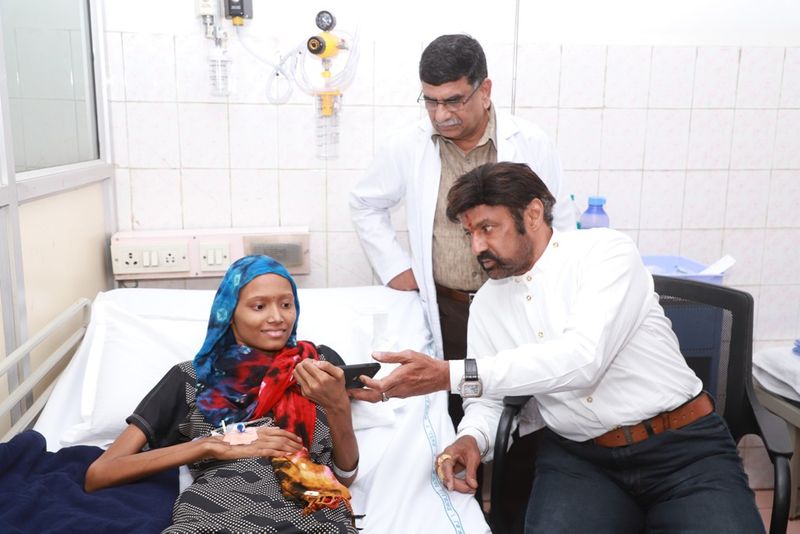 Hearo  balakrisha healps inter student, suffering from cancer at ananthapur