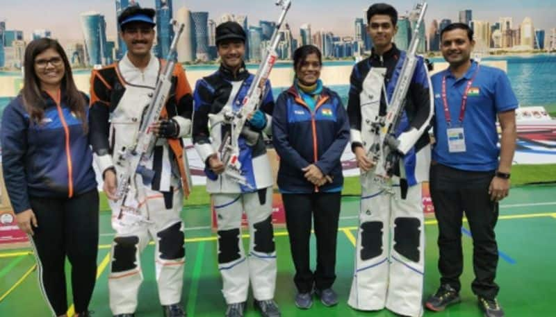 India hearing impaired shooter Dhanush Srikanth wins 3 gold medals