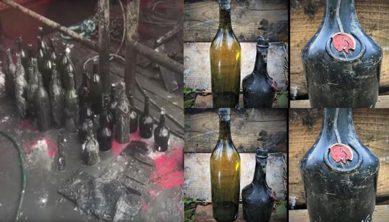 Treasure hunters salvaged liquor haven't tasted a drop from a 102-year-old WWI shipwreck