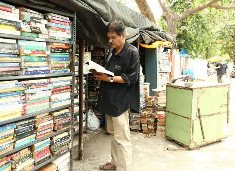 Mangad Rathnakaran column on second hand book shop in Mylapur