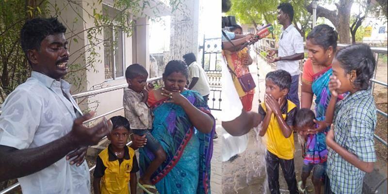 a family tried attempting suicide in nellai collector office