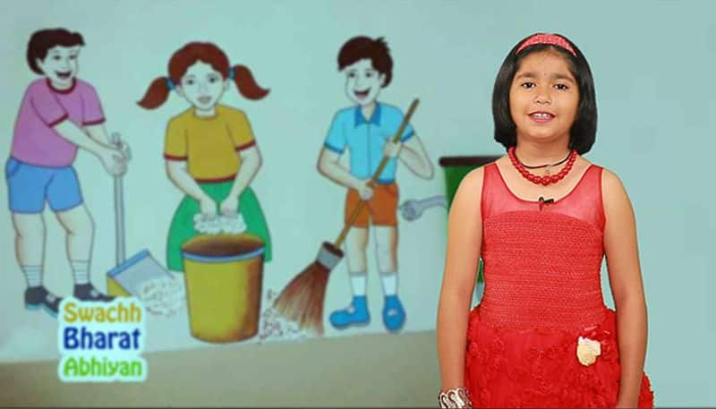 Swachh Bharat: 9-year-old girl appeals for green, clean India