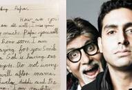 Amitabh Bachchan revisits son Abhishek's childhood letter, reads 'Darling Papa, I miss you'