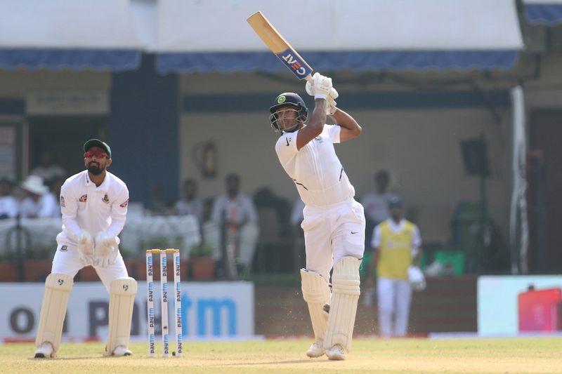 India vs bangladesh indore Mayank  agarwal hit 2nd double century in test cricket