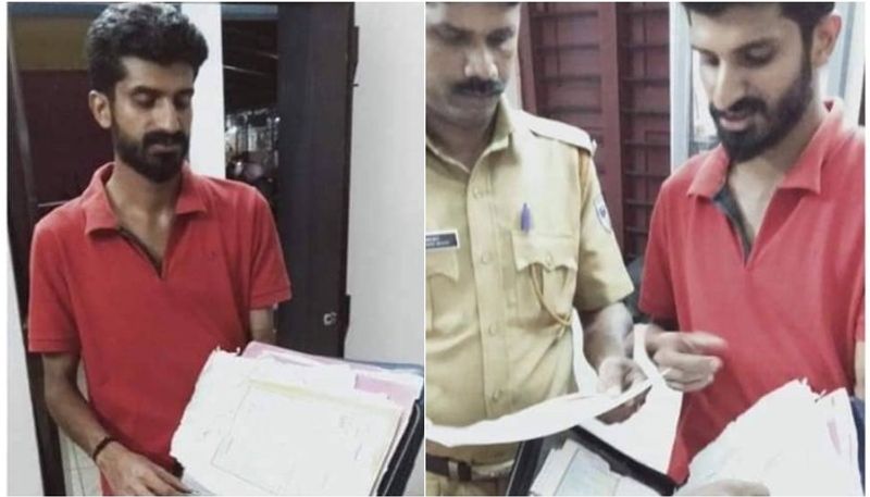 vishnu prasad got the bag stolen from Thrissur railway station