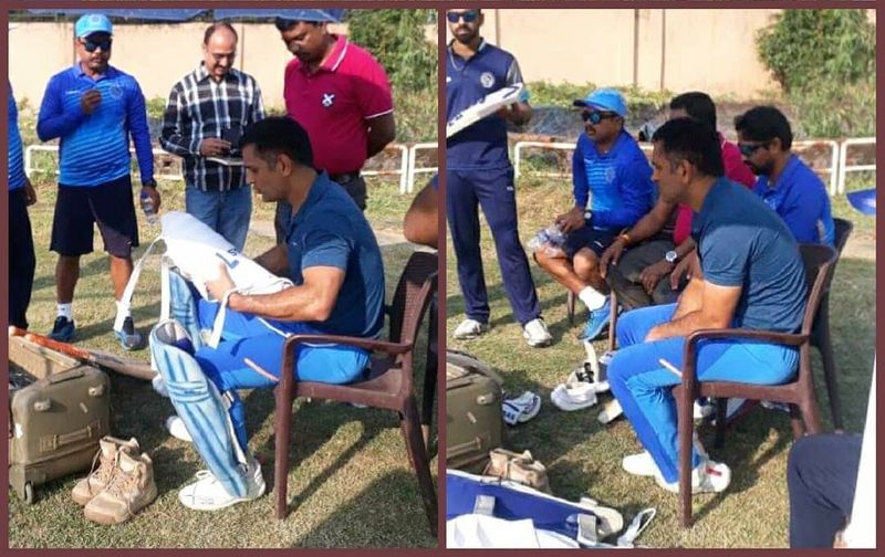 Dhoni practice begins after 4 months in jarkhand cricket stadium