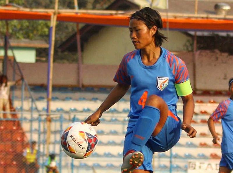 Football captain ashalatha devi nominated afc award by Indian federation