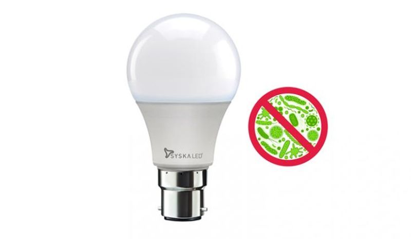 syska launched anti bacterial bulb