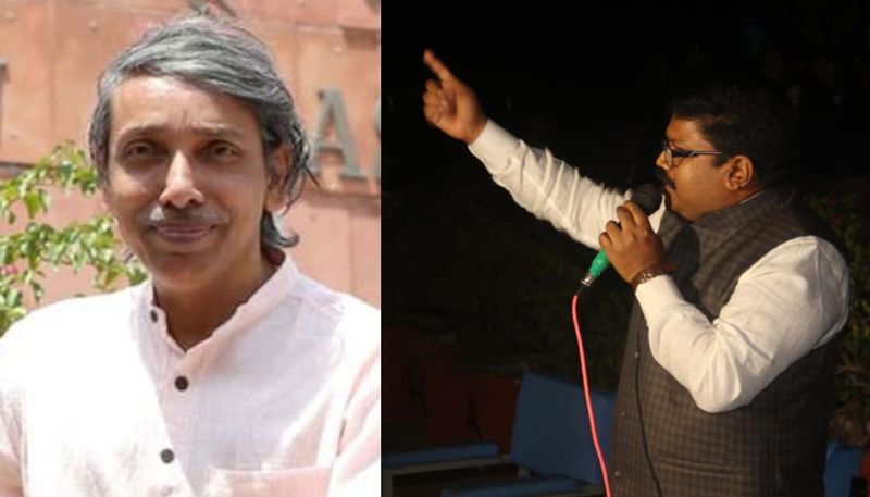 CPM mp kk Ragesh Slams JNU Vice Chancellor