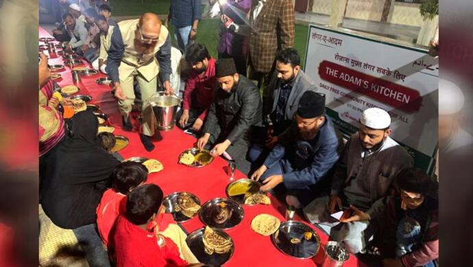 गुरुद्वारे के जैसा इस ईदगाह में शुरू हुआ लंगर, 200 लोग रोज मुफ्त खाते शाकाहारी खाना