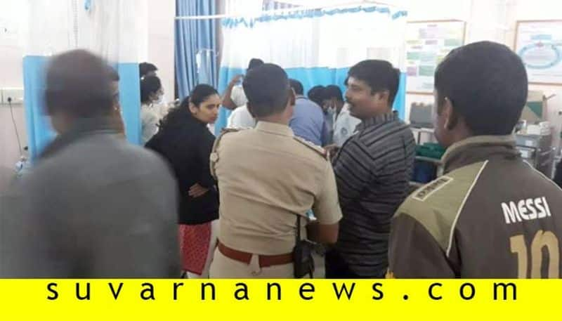 people attacks Foreign tourist in bagalkot for misbehaving with women