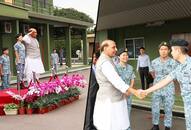 Defence minister Rajnath Singh visits Sembawang Air Base in Singapore