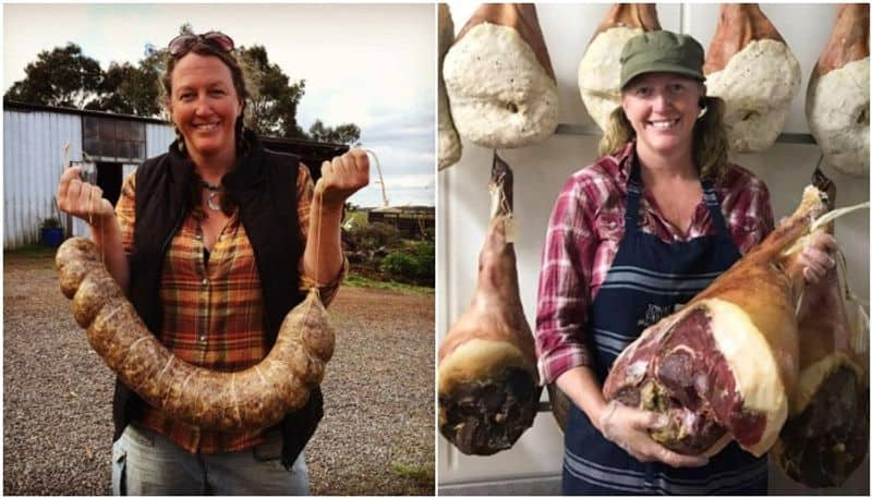 a vegetarian woman becomes butcher after eating a beef burger