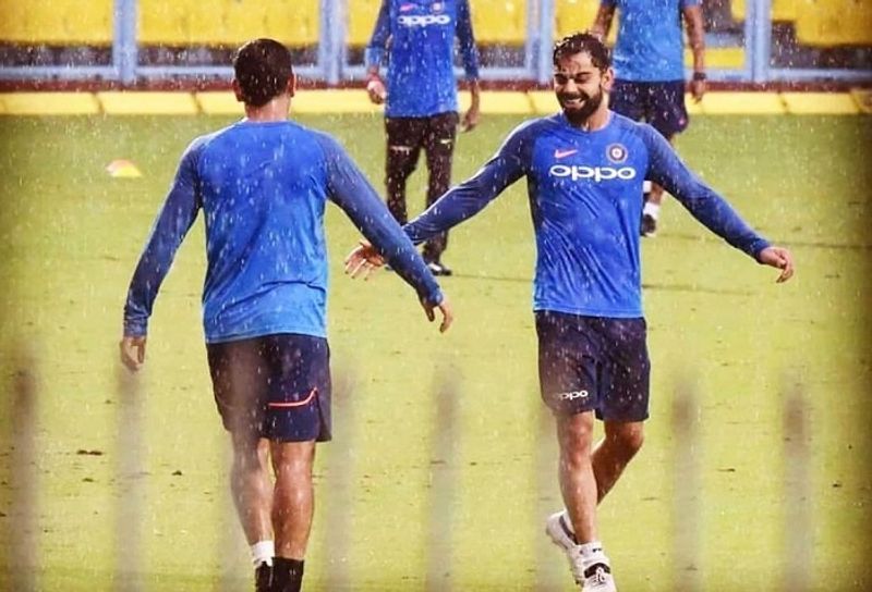 partners in crime says virat kohli after posting ms dhoni picture in social media