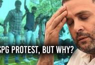 Reality of SPG protest:  Youth Congress workers  caught protesting without reason