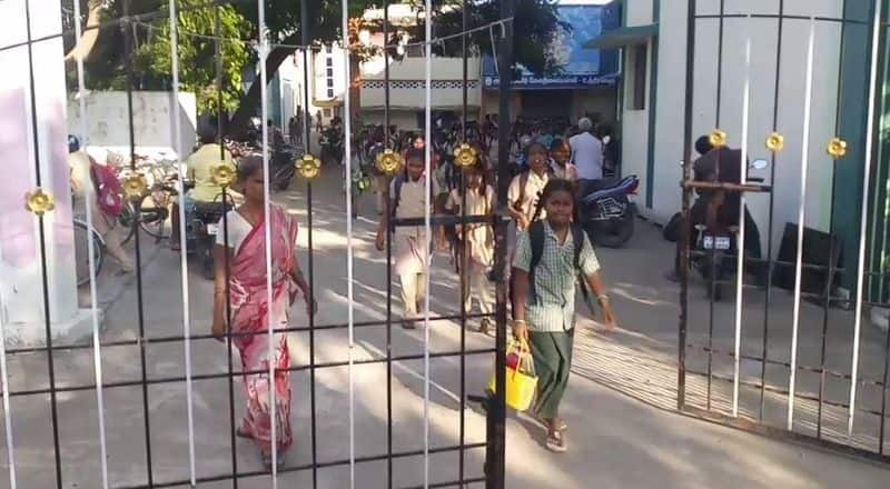 mother carries physically challenged daughter to school daily