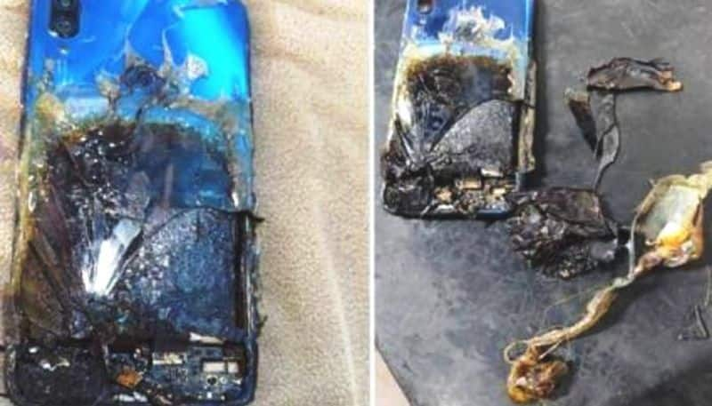 Xiaomi smartphone catches fire company says that  customer induced damage