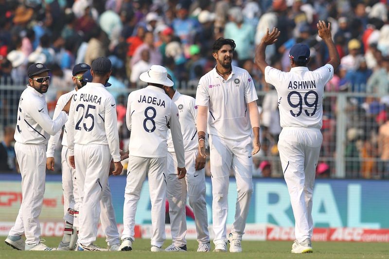 Pink ball test team India restrict Bangladesh by 106 runs in kolkata test