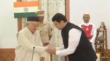 Overnight twist in Maharashtra politics Devendra Fadnavis takes oath as CM