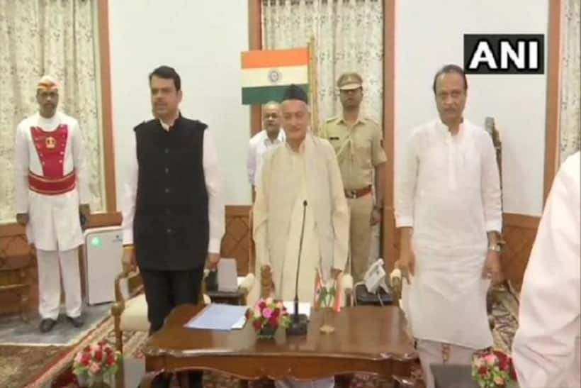 शिवसेना का टूटा सपना, भाजपा ने अजित पवार के साथ महाराष्ट्र में बनाई सरकार