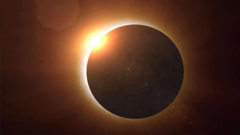 website to give information about rare solar eclipse