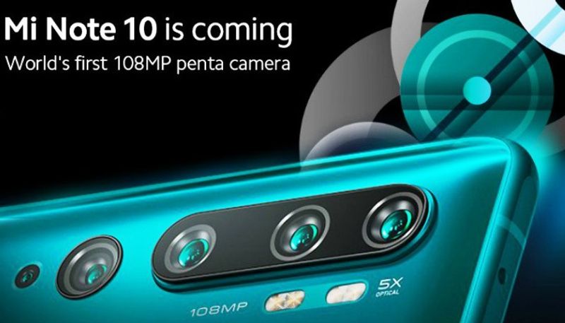 Xiaomi hints Mi Note 10 with 108 MP penta-rear camera to launch in India soon