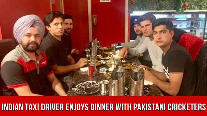 Indian Taxi Driver Enjoys Dinner With Pakistani Cricketers