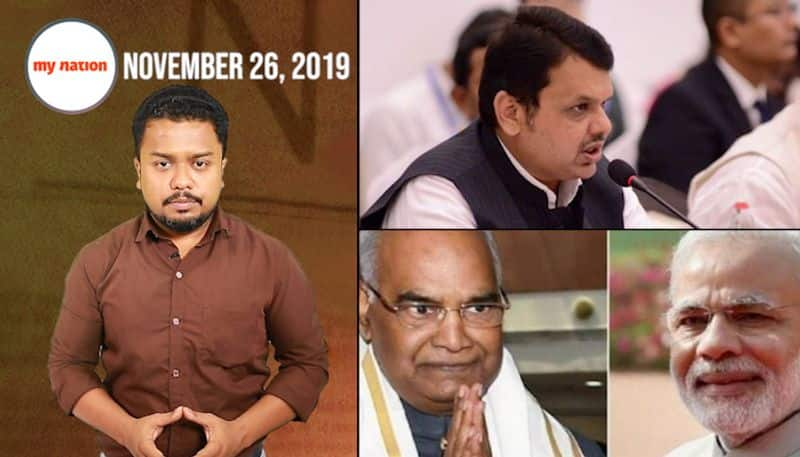 From Maharashtra CM Devendra Fadnavis's resignation to Constitution Day celebration, watch MyNation in 100 seconds