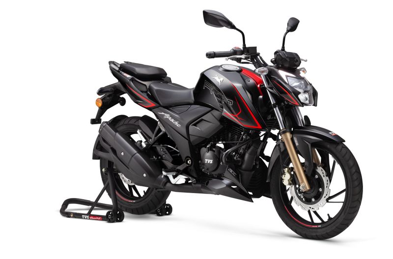 TVS Motor  launches  TVS Apache RTR 200 4V and  RTR 160 4V BS-VI motorcycles