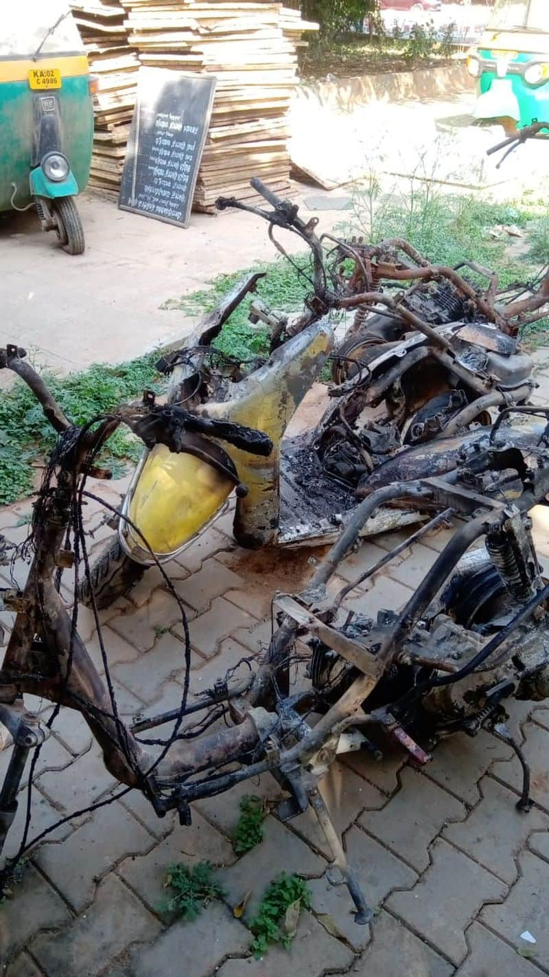 Bengaluru police arrest six men over burning bounce scooter