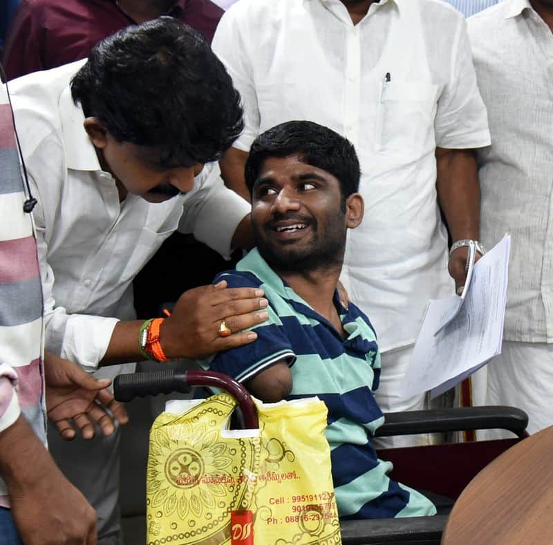 CM YS Jagan Help A Handicapped Person