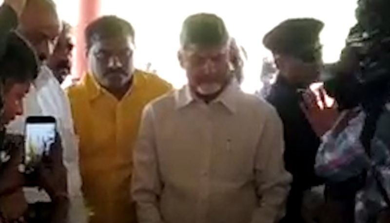 Chandrababu rally at Visakha: Clash between YCP and TDP