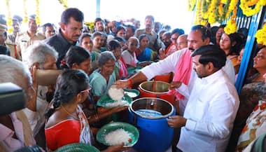 video news : సూర్యాపేటలో ఐదు రూపాయలకే అన్నపూర్ణ భోజనం
