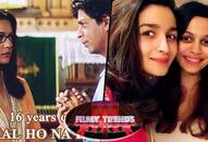 Filmy Trends From Kal Ho Naa Ho clocking 16 years to Alia Bhatt celebrating sister Shaheens birthday