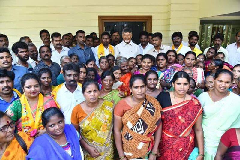 ap bc community leaders joined tdp  in presence og chandrababu naidu