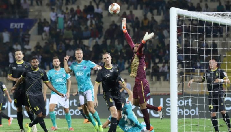 ISL Hyderabad FC Bengaluru FC match ends with draw